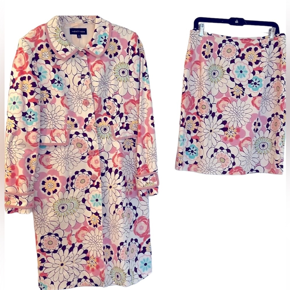 🔥HP🔥 Skirt and Jacket set (suit). Isabel & Nina. Size 10. Perfect condition.